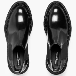 Sonia Rykiel Bottines|Chelsea boots en Cuir Montresor noires - Talon 6 cm