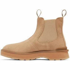 Sorel Bottines|Chelsea boots en Velours de Cuir Hi-Line camel