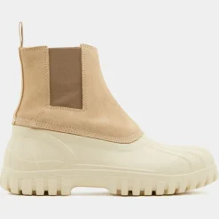 Diemme Bottines|Chelsea Boots en Velours de Cuir Balbi beiges