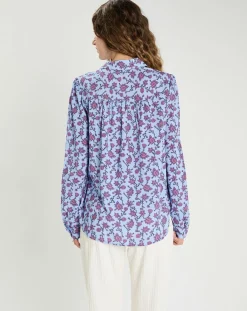 The Korner Chemises|Chemise Paola bleue