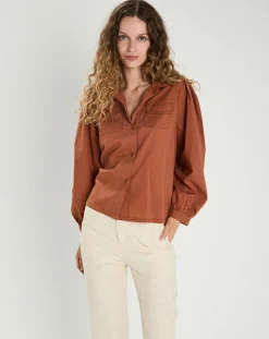 The Korner Chemises|Chemise Perrine marron