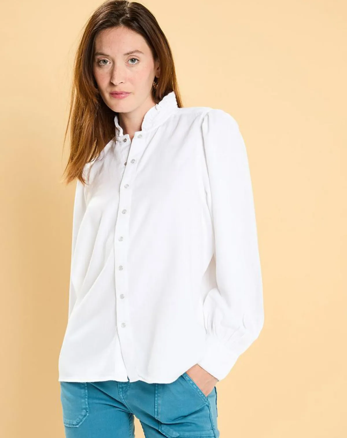 Acquaverde Chemises|Chemise Arielle blanche