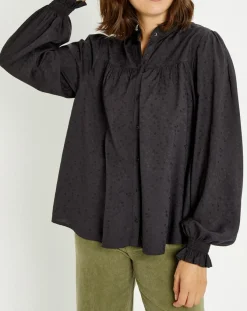 Billabong Tops Et Blouses|Chemise By Night imprimé noir