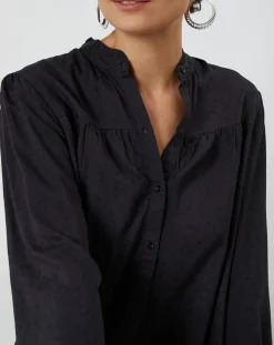 Billabong Tops Et Blouses|Chemise By Night imprimé noir