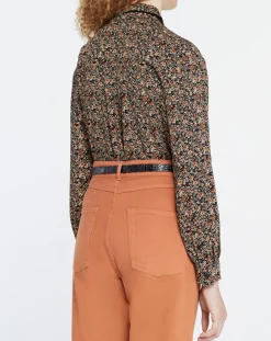 Yerse Chemises|Chemise Camille à fleurs multicolore