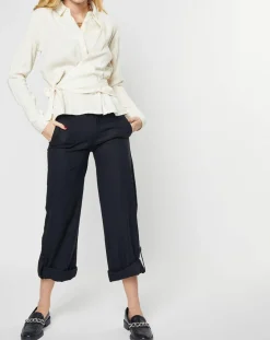 Karl Marc John Chemises|Chemise Capitaine en Gaze de Coton crème