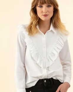 Indies Chemises|Chemise Carla blanche