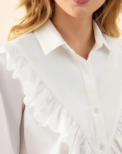 Indies Chemises|Chemise Carla blanche