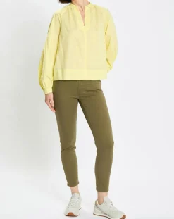 Marc O'Polo Chemises|Chemise Col V en Coton Bio jaune