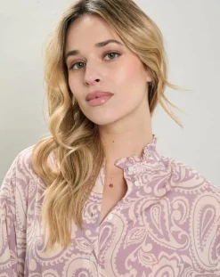 Hartford Chemises|Chemise Comedy imprimée parme