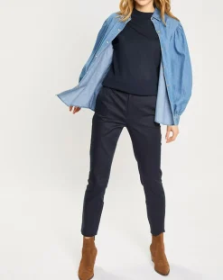 Scotch & Soda Chemises|Chemise en Jean bleue