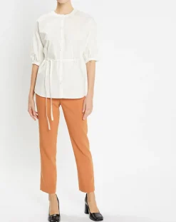 Jodhpur Chemises|Chemise en Popeline de Coton Bio Misto écrue