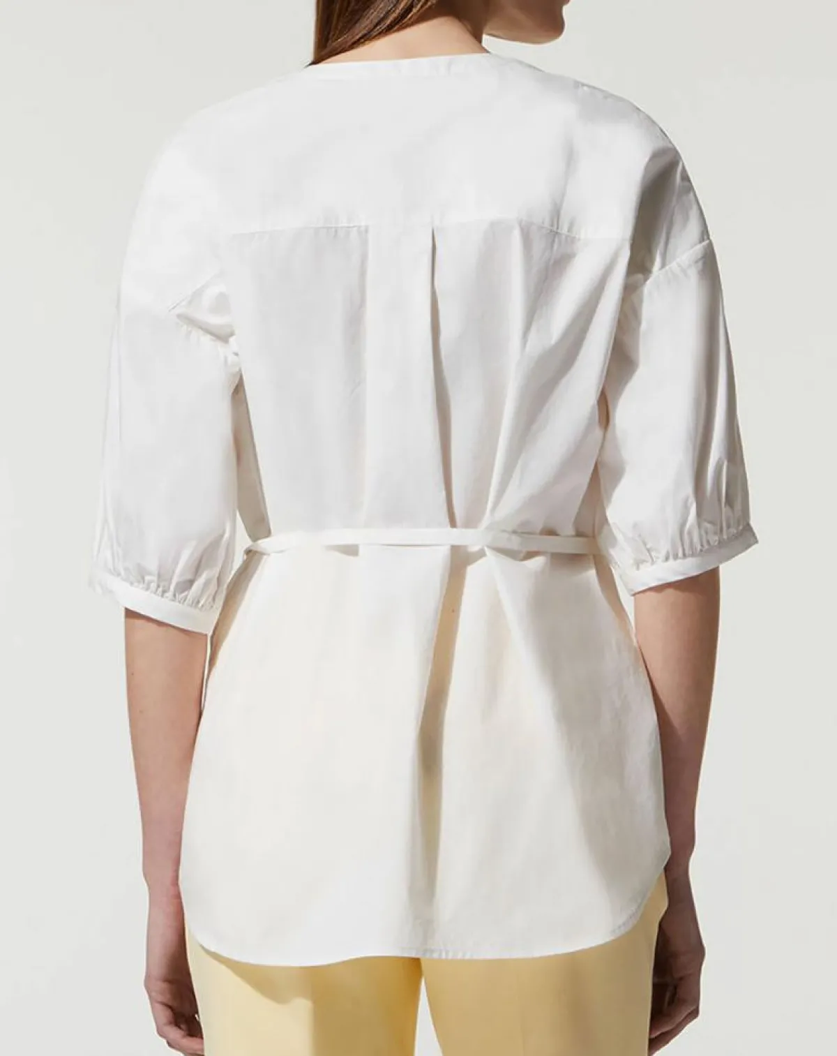 Jodhpur Chemises|Chemise en Popeline de Coton Bio Misto écrue