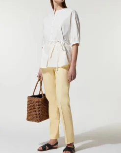 Jodhpur Chemises|Chemise en Popeline de Coton Bio Misto écrue