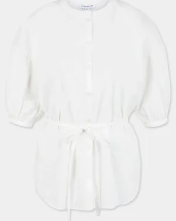 Jodhpur Chemises|Chemise en Popeline de Coton Bio Misto écrue