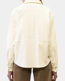 Marc O'Polo Chemises|Chemise en Velours côtelé écrue