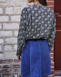 Garance Paris Chemises|Chemise Gelina marine