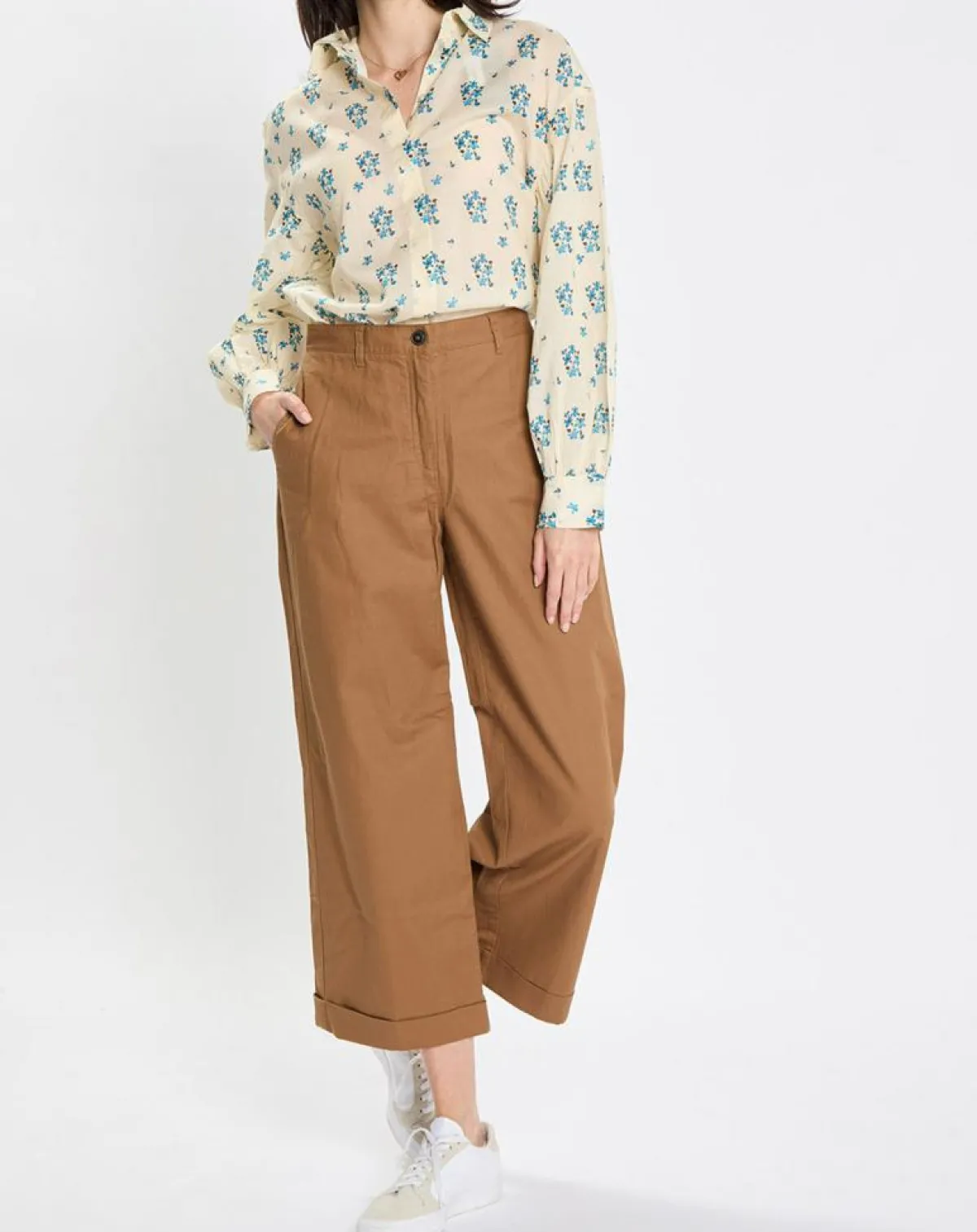 Marc O'Polo Chemises|Chemise imprimée blanc/bleu