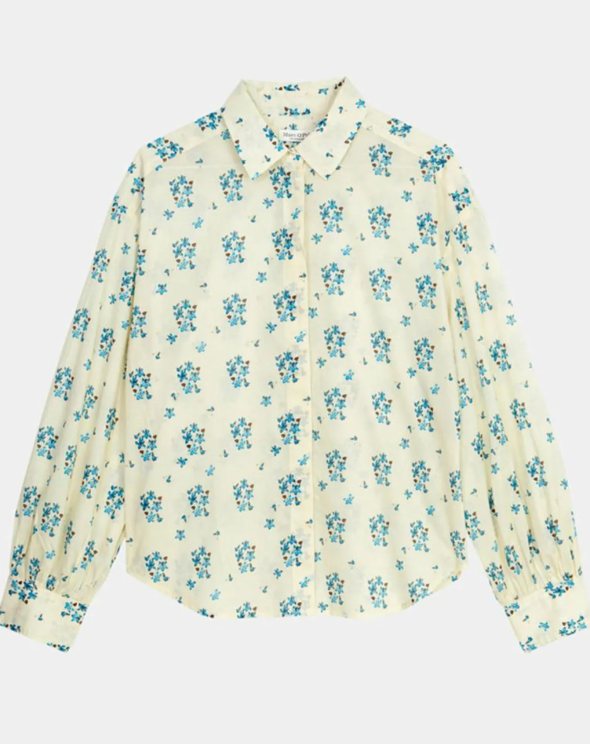Marc O'Polo Chemises|Chemise imprimée blanc/bleu