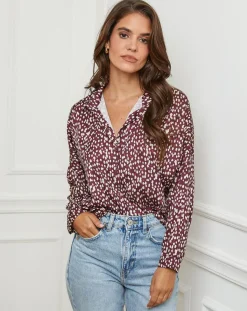 L'Armoire de Suzette Chemises|Chemise Leslie bordeaux