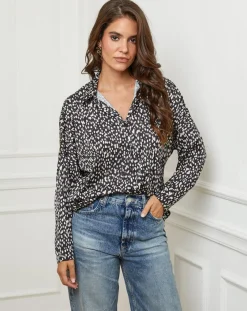 L'Armoire de Suzette Chemises|Chemise Leslie noire