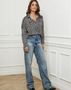 L'Armoire de Suzette Chemises|Chemise Leslie noire