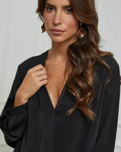 Alice & Charlotte Chemises|Chemise Louise noire