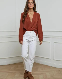 Alice & Charlotte Chemises|Chemise Louise tabac