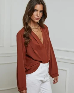 Alice & Charlotte Chemises|Chemise Louise tabac