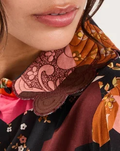 Manoush Chemises|Chemise Médiéval Patchwork imprimée multicolore