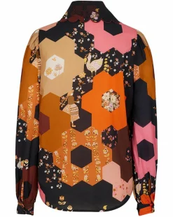 Manoush Chemises|Chemise Médiéval Patchwork imprimée multicolore