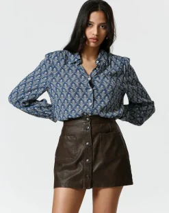 The Korner Chemises|Chemise Mia bleue