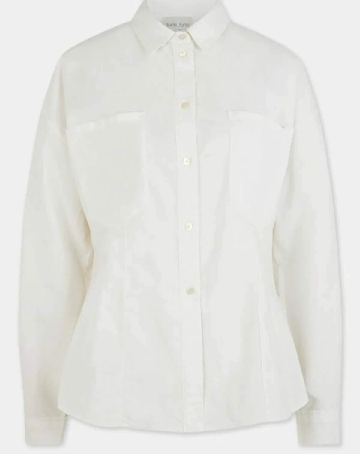 Forte forte Chemises|Chemise Oxford Avvitata écrue