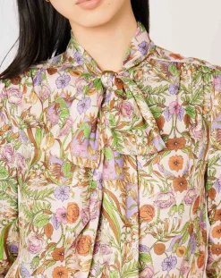 Manoush Chemises|Chemise Paisley imprimée rose/multicolore