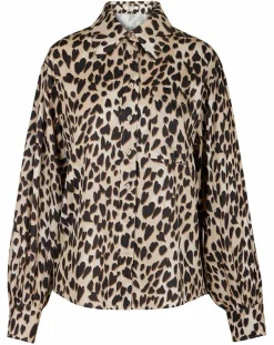 Manoush Chemises|Chemise Panthère Coeur léopard