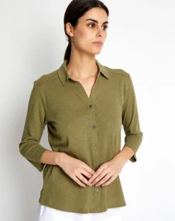 Marc O'Polo Chemises|Chemise Polo Ml kaki