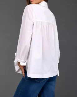 Lauren Vidal Chemises|Chemise Risa blanche