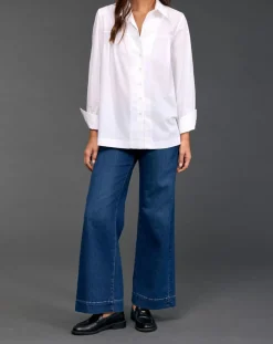 Lauren Vidal Chemises|Chemise Risa blanche