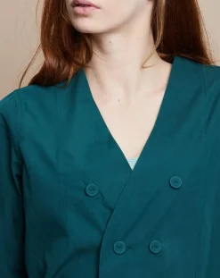 Mare di Latte Chemises|Chemise Sacha Popeline verte