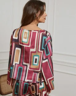 Alice & Charlotte Chemises|Chemisier Caroline rose