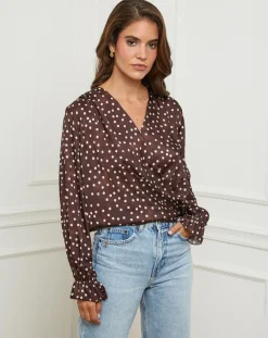 L'Armoire de Suzette Chemises|Chemisier Emma choco