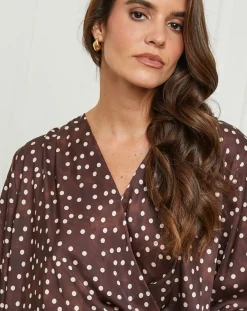 L'Armoire de Suzette Chemises|Chemisier Emma choco