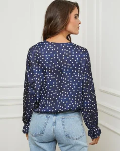 L'Armoire de Suzette Chemises|Chemisier Emma marine