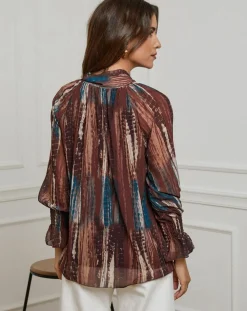 Alice & Charlotte Chemises|Chemisier Lola chocolat