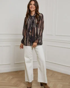 Alice & Charlotte Chemises|Chemisier Lola noir