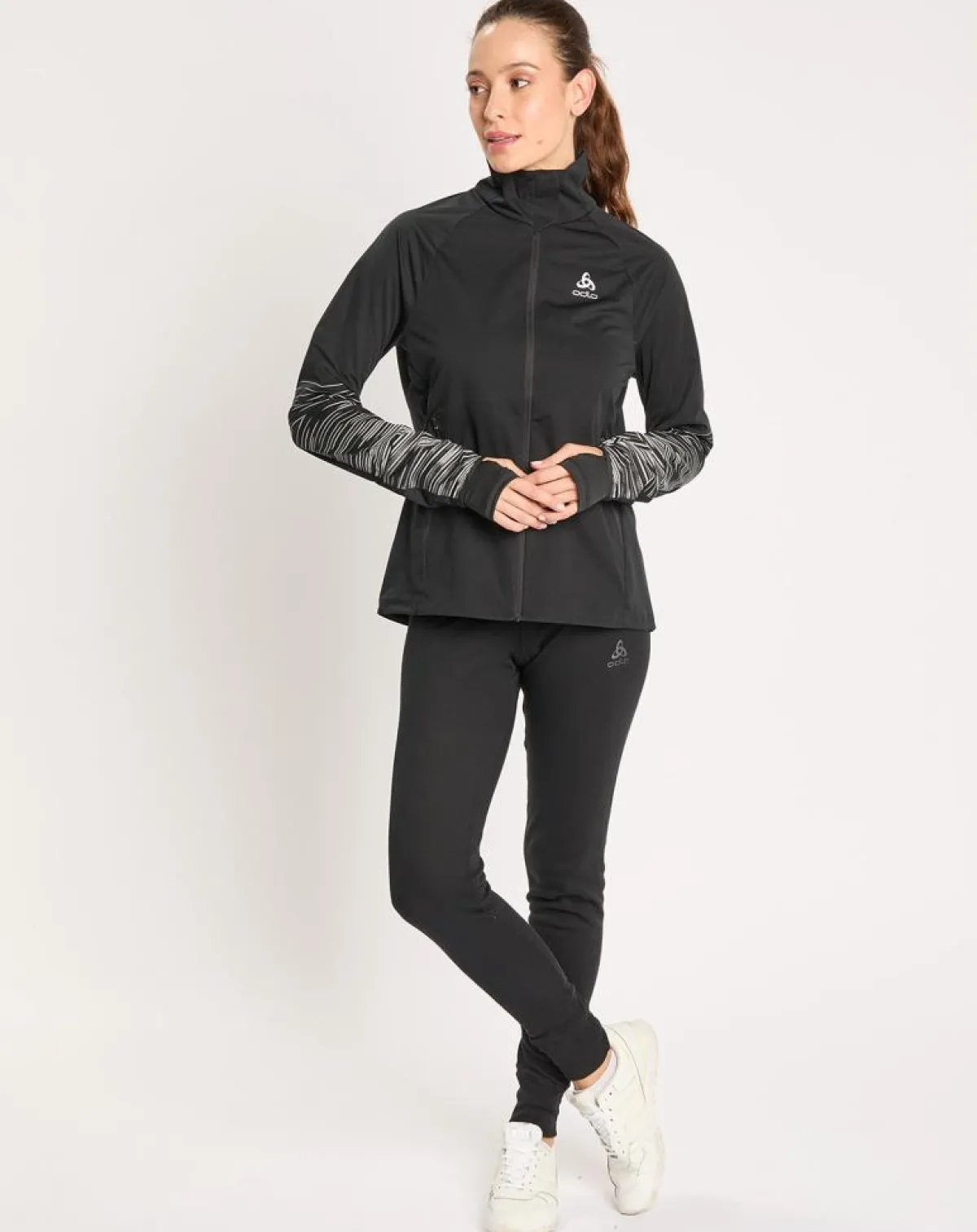 Odlo Pantalons|Collants Thermique Warm noirs