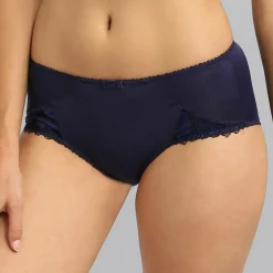 Playtex Lingerie, Nuit|Culotte Coeur Croisé bleu marine