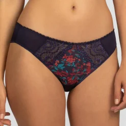 Playtex Lingerie, Nuit|Culotte Flower Elegance imprimée liberty bleue