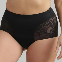 Playtex Lingerie, Nuit|Culotte taille haute Expert in Silhouete noire