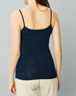 Mare Lingerie, Nuit|Débardeur Caroline en Micromodal bleu